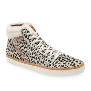 Montelliana 1965 Sandy High Top Sneaker Boots In Spot Calf Fur Hair Sz 35 New